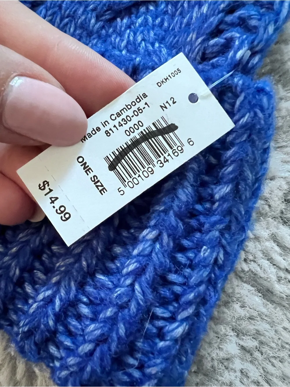 NWT Old Navy Blue Knit Hat